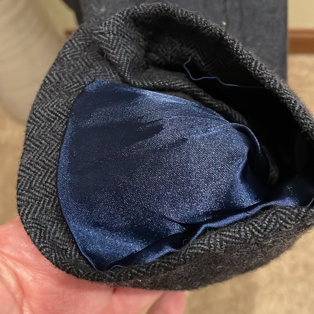 Level 99 Blue Gray Herringbone Pattern Wool Blaze… - image 6